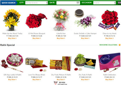 FNP:印度鮮花禮品購(gòu)物平臺(tái)