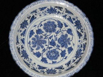 圖 哪個公司能私下交易青花花卉紋盤 西安藝術(shù)品 收藏品